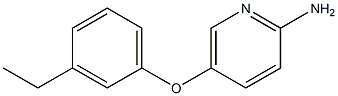 5-(3-ethylphenoxy)pyridin-2-amine 구조식 이미지