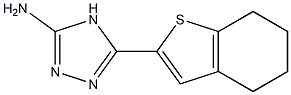 5-(4,5,6,7-tetrahydro-1-benzothiophen-2-yl)-4H-1,2,4-triazol-3-amine Structure