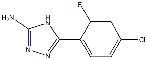 5-(4-chloro-2-fluorophenyl)-4H-1,2,4-triazol-3-amine 구조식 이미지