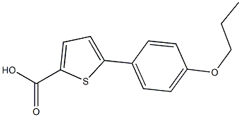 5-(4-propoxyphenyl)thiophene-2-carboxylic acid Structure