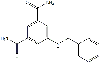 5-(benzylamino)benzene-1,3-dicarboxamide Structure