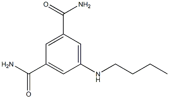 5-(butylamino)benzene-1,3-dicarboxamide Structure