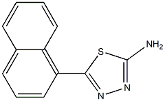 5-(naphthalen-1-yl)-1,3,4-thiadiazol-2-amine Structure