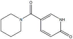 5-(piperidin-1-ylcarbonyl)-1,2-dihydropyridin-2-one Structure