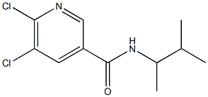 5,6-dichloro-N-(3-methylbutan-2-yl)pyridine-3-carboxamide Structure