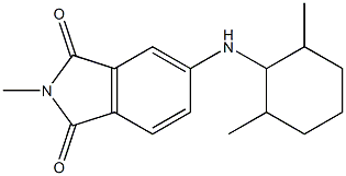 5-[(2,6-dimethylcyclohexyl)amino]-2-methyl-2,3-dihydro-1H-isoindole-1,3-dione Structure