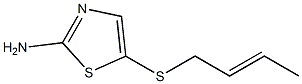 5-[(2E)-but-2-enylthio]-1,3-thiazol-2-amine Structure