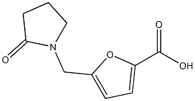 5-[(2-oxopyrrolidin-1-yl)methyl]-2-furoic acid 구조식 이미지