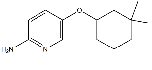 5-[(3,3,5-trimethylcyclohexyl)oxy]pyridin-2-amine Structure