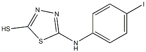 5-[(4-iodophenyl)amino]-1,3,4-thiadiazole-2-thiol Structure