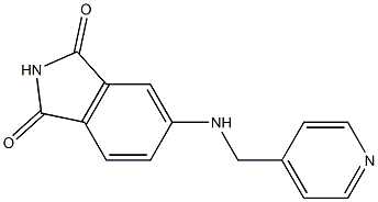 5-[(pyridin-4-ylmethyl)amino]-2,3-dihydro-1H-isoindole-1,3-dione Structure