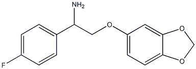 5-[2-amino-2-(4-fluorophenyl)ethoxy]-2H-1,3-benzodioxole Structure