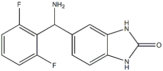 5-[amino(2,6-difluorophenyl)methyl]-2,3-dihydro-1H-1,3-benzodiazol-2-one 구조식 이미지