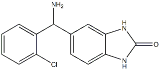 5-[amino(2-chlorophenyl)methyl]-2,3-dihydro-1H-1,3-benzodiazol-2-one 구조식 이미지