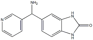 5-[amino(pyridin-3-yl)methyl]-2,3-dihydro-1H-1,3-benzodiazol-2-one 구조식 이미지
