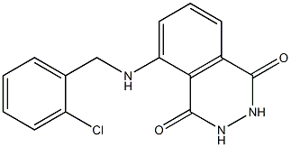 5-{[(2-chlorophenyl)methyl]amino}-1,2,3,4-tetrahydrophthalazine-1,4-dione Structure