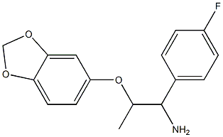 5-{[1-amino-1-(4-fluorophenyl)propan-2-yl]oxy}-2H-1,3-benzodioxole 구조식 이미지