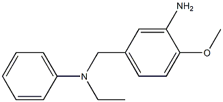 5-{[ethyl(phenyl)amino]methyl}-2-methoxyaniline 구조식 이미지