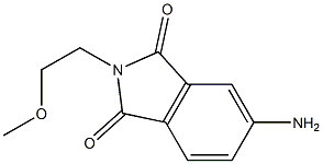 5-amino-2-(2-methoxyethyl)-2,3-dihydro-1H-isoindole-1,3-dione Structure