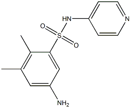 5-amino-2,3-dimethyl-N-(pyridin-4-yl)benzene-1-sulfonamide Structure