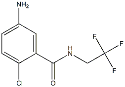 5-amino-2-chloro-N-(2,2,2-trifluoroethyl)benzamide 구조식 이미지