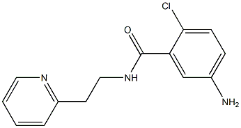 5-amino-2-chloro-N-(2-pyridin-2-ylethyl)benzamide 구조식 이미지