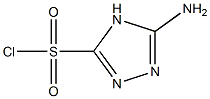 5-amino-4H-1,2,4-triazole-3-sulfonyl chloride 구조식 이미지