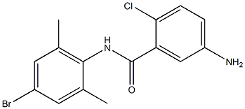 5-amino-N-(4-bromo-2,6-dimethylphenyl)-2-chlorobenzamide Structure