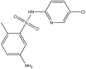 5-amino-N-(5-chloropyridin-2-yl)-2-methylbenzene-1-sulfonamide Structure