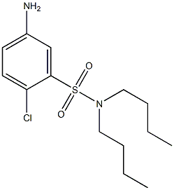 5-amino-N,N-dibutyl-2-chlorobenzene-1-sulfonamide 구조식 이미지