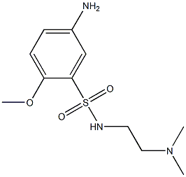 5-amino-N-[2-(dimethylamino)ethyl]-2-methoxybenzene-1-sulfonamide Structure