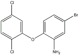 5-bromo-2-(2,5-dichlorophenoxy)aniline 구조식 이미지