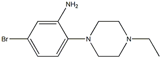 5-bromo-2-(4-ethylpiperazin-1-yl)aniline 구조식 이미지
