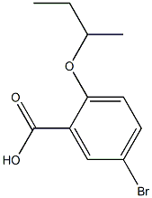 5-bromo-2-(butan-2-yloxy)benzoic acid Structure
