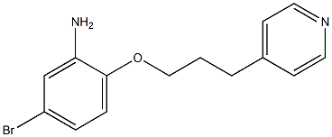 5-bromo-2-[3-(pyridin-4-yl)propoxy]aniline 구조식 이미지