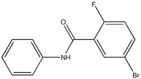 5-bromo-2-fluoro-N-phenylbenzamide 구조식 이미지