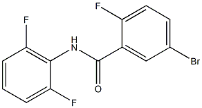 5-bromo-N-(2,6-difluorophenyl)-2-fluorobenzamide 구조식 이미지