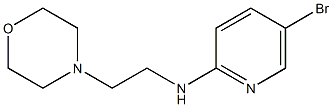 5-bromo-N-[2-(morpholin-4-yl)ethyl]pyridin-2-amine 구조식 이미지