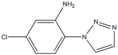 5-chloro-2-(1H-1,2,3-triazol-1-yl)aniline Structure