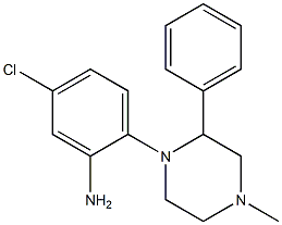 5-chloro-2-(4-methyl-2-phenylpiperazin-1-yl)aniline 구조식 이미지