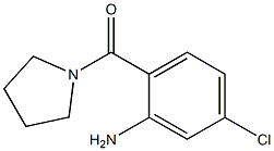 5-chloro-2-(pyrrolidin-1-ylcarbonyl)aniline 구조식 이미지