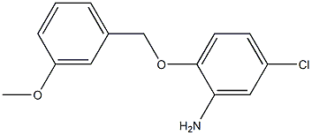 5-chloro-2-[(3-methoxyphenyl)methoxy]aniline 구조식 이미지