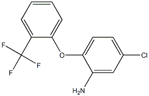 5-chloro-2-[2-(trifluoromethyl)phenoxy]aniline 구조식 이미지