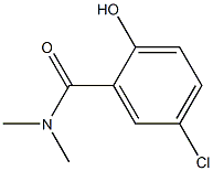 5-chloro-2-hydroxy-N,N-dimethylbenzamide 구조식 이미지