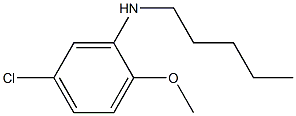 5-chloro-2-methoxy-N-pentylaniline 구조식 이미지