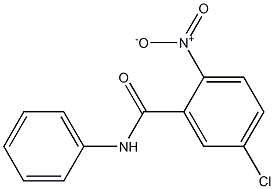 5-chloro-2-nitro-N-phenylbenzamide 구조식 이미지