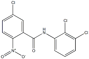 5-chloro-N-(2,3-dichlorophenyl)-2-nitrobenzamide Structure