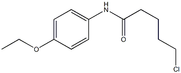 5-chloro-N-(4-ethoxyphenyl)pentanamide 구조식 이미지