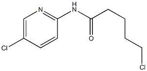 5-chloro-N-(5-chloropyridin-2-yl)pentanamide 구조식 이미지