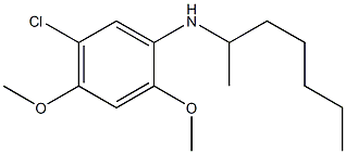5-chloro-N-(heptan-2-yl)-2,4-dimethoxyaniline Structure